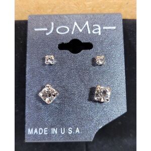 (3 for $15) Joma Stud Earrings- Set of 2- NEW